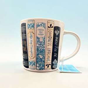 Draper James Book Spine Ceramic Mug